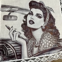 Image 2 of [PRINT] PAÑO - LOWRIDER GIRL