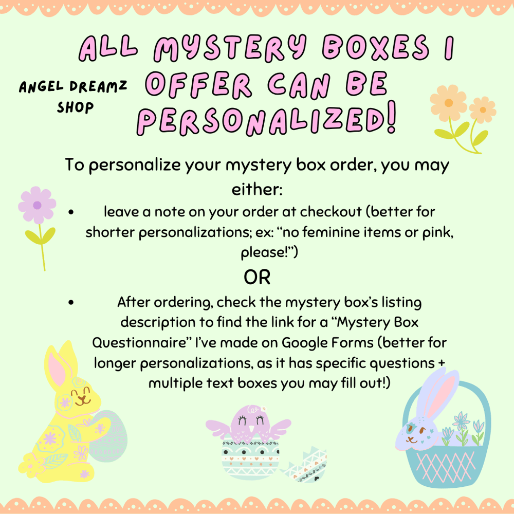 Image of Easter / Spring SFW Agere/Littlespace Mystery Package