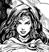 Image 2 of NEW WONDER WOMAN   11" x 17"  Pin-Up 