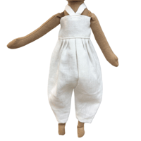 HarperIman - White Linen Jumper Accessory