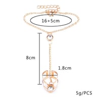 Image 2 of Kiss Chain | Ring And Bracelet Hand Chain