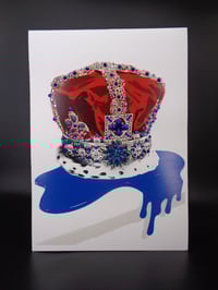 Image 10 of Prestige A3 Blue Jewel and Lapis Crown in 3D box frame