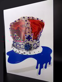 Image 16 of Prestige A3 Blue Jewel and Lapis Crown in 3D box frame