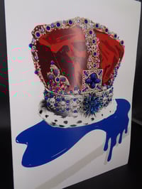 Image 14 of Prestige A3 Blue Jewel and Lapis Crown in 3D box frame