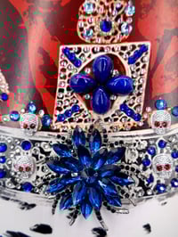 Image 12 of Prestige A3 Blue Jewel and Lapis Crown in 3D box frame