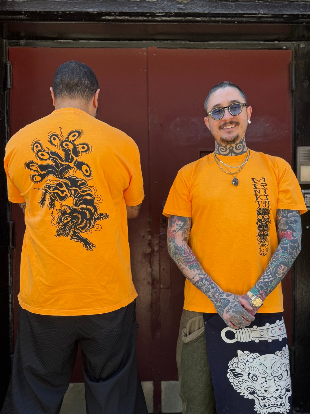 Image of ORANGE KITSUNE T-SHIRT 