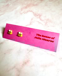 Tiny Stud Earrings - Busy Bee