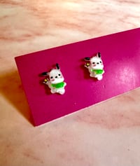 Image 1 of P. Puppy Tiny Stud Earrings