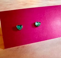 Image 1 of Tiny Sticker Earrings - Heart