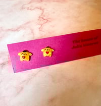 Image 2 of Tiny Pom Earrings
