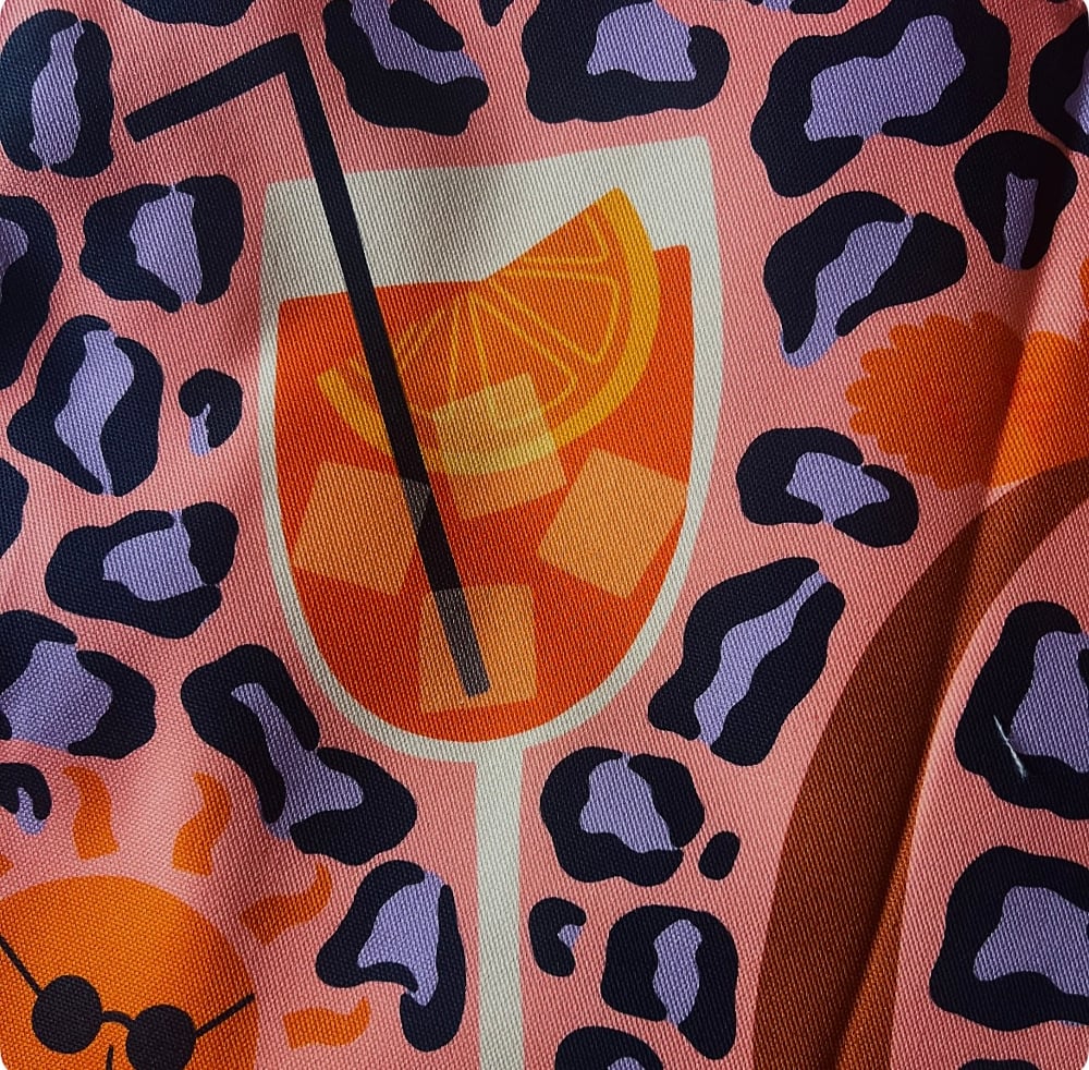 Image of Costa Del Aperol Tea Towel