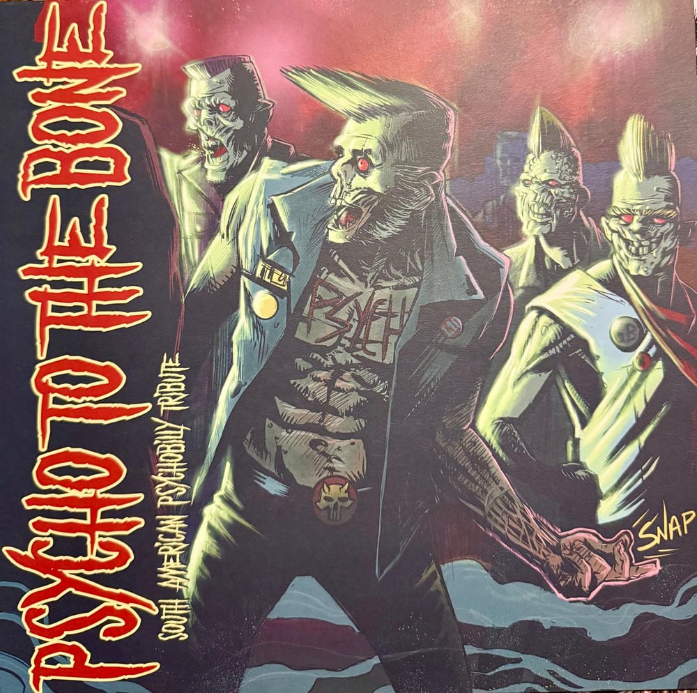 VA - PSYCHO TO THE BONE (LP) SOUTH AMERICAN PSYCHOBILLY TRIBUTE