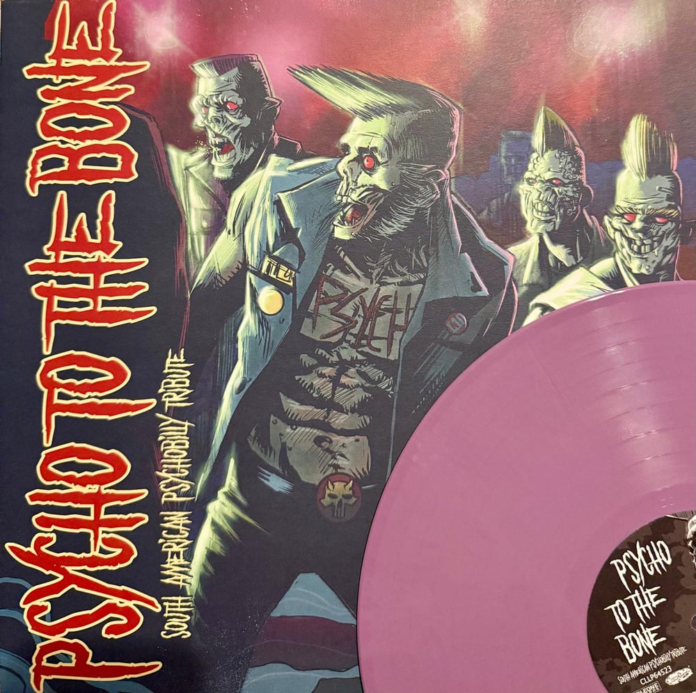 VA - PSYCHO TO THE BONE (LP) SOUTH AMERICAN PSYCHOBILLY TRIBUTE