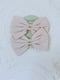 Image of Swiss Dot Heart Smocked Dress - Baby Pink