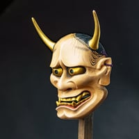 Image 4 of HANNYA WOOD NOH MASK.
