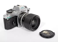Image 1 of Nikon FG 35mm SLR Film Camera with 36-72mm zoom lens #0168 TESTED