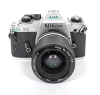 Image 2 of Nikon FG 35mm SLR Film Camera with 36-72mm zoom lens #0168 TESTED