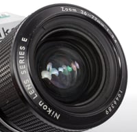 Image 9 of Nikon FG 35mm SLR Film Camera with 36-72mm zoom lens #0168 TESTED