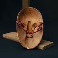 Image 5 of KO OMOTE WOOD NOH MASK.