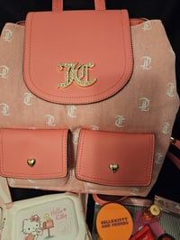 Image 1 of Juicy Couture Pink Backpack Meets Hello Kitty Bundle 