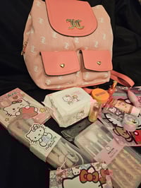 Image 4 of Juicy Couture Pink Backpack Meets Hello Kitty Bundle 
