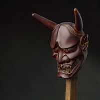 Image 2 of HANNYA WOOD MASK