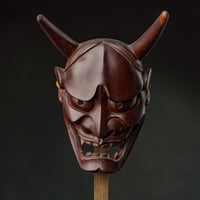 Image 1 of HANNYA WOOD MASK