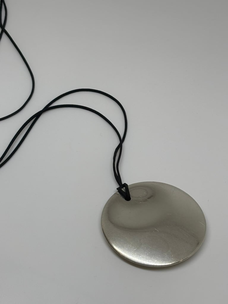 Tiffany Elsa Peretti Disc Pendant Necklace Luna Blu Jewelry