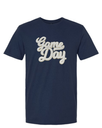 Image 7 of WHITE CHENILLE PATCH GAME DAY SWEATSHIRT