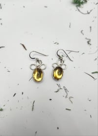 Image 2 of Amber blossom earrings