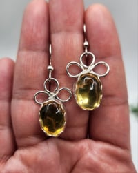 Image 3 of Amber blossom earrings
