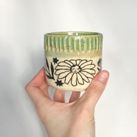 Image 2 of Flower Face Ceramic Cup