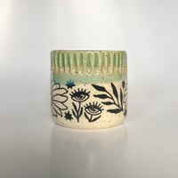 Image 1 of Flower Face Ceramic Cup