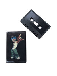 Image 1 of STRAY2K "Stray & Die!!!" Cassette Tape (Black)