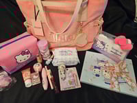Image 3 of CAROLINAS CUSTOM RESERVED Juicy Couture Pink Wing It Tote Meets Hello Kitty Bundle 