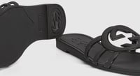 Image 3 of WOMEN'S INTERLOCKING G SLIDE SANDAL & Purse 