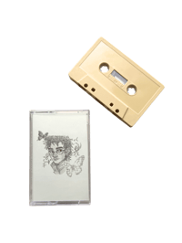 Image 1 of Jeebus "Fly High Butterfly" Cassette Tape (Cream)
