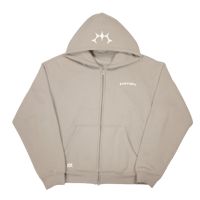 Image 1 of Grey Zip-Up
