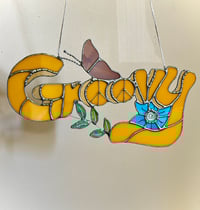 Image 1 of “Groovy” sign 