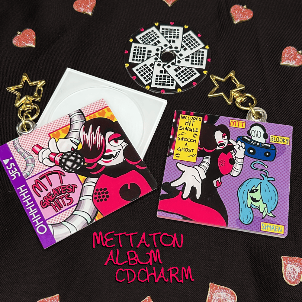 Image of Mettaton EX Openable CD Acrylic Charm