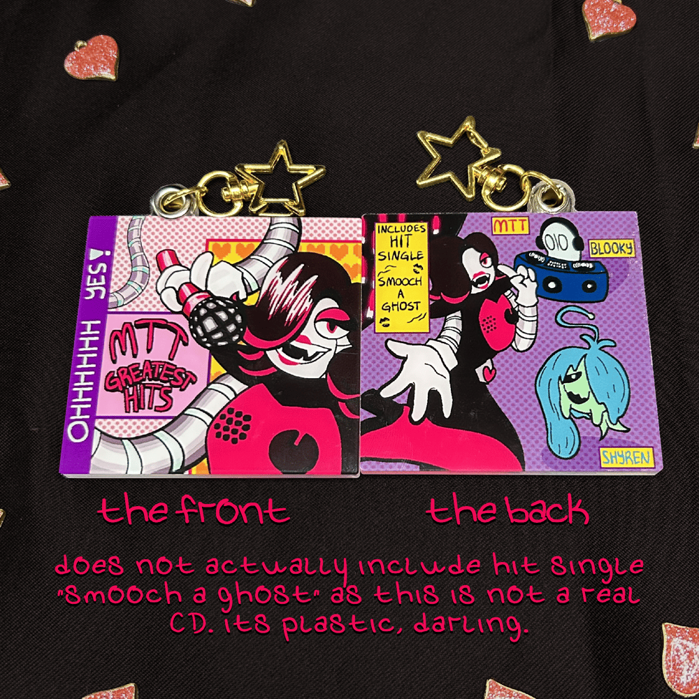 Image of Mettaton EX Openable CD Acrylic Charm