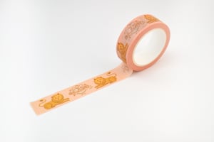 Image of Romantic Lions Yellow 15mm Washi Tape