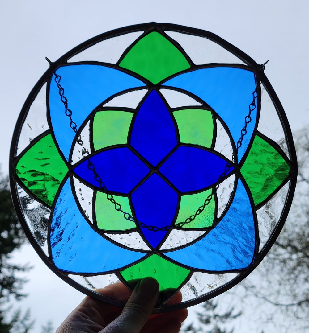 Flower Mandala Suncatcher