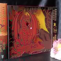 Image 1 of Fiery Dragon Shadow Box - For Fantasy Lovers