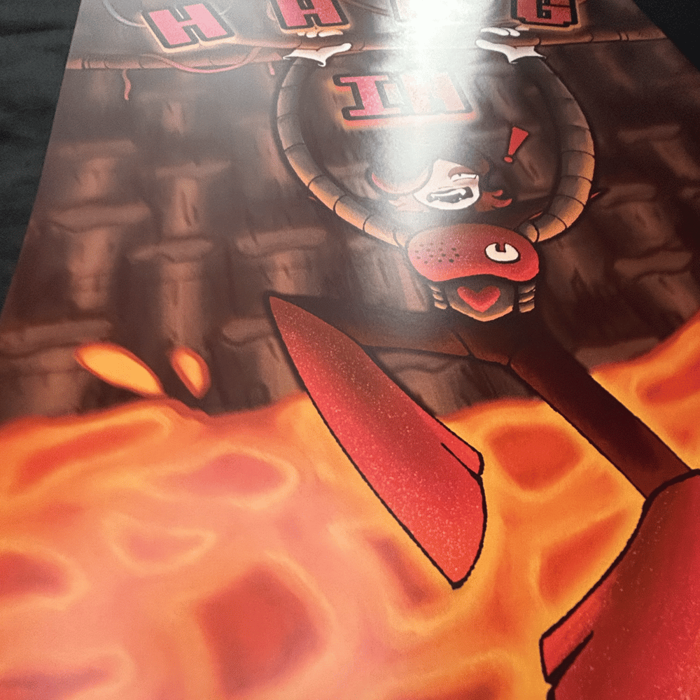 Image of Mettaton "Hang In There" 11x17 Poster Print
