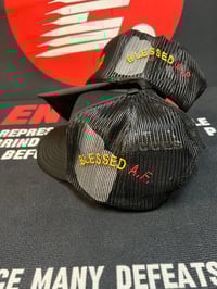 Image 5 of Blk “ Ketchup & Mustard “ trucker 