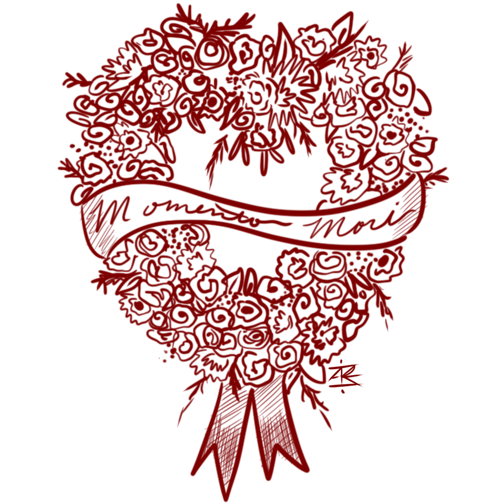Momento Mori Heart Wreath Vintage Cotton Twill Cap