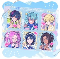 ALNST highschool stickersheet