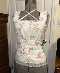 Image 1 of floral camisole (xs/small)
