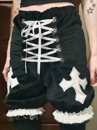 Image 3 of velvet cross bloomers